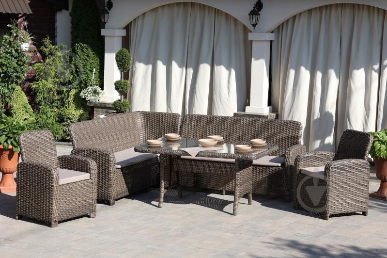 Комплект меблів Rattwood Мая 3108 коричневий - фото 3 Комплект меблів Rattwood Мая 3108 коричневий - фото 3