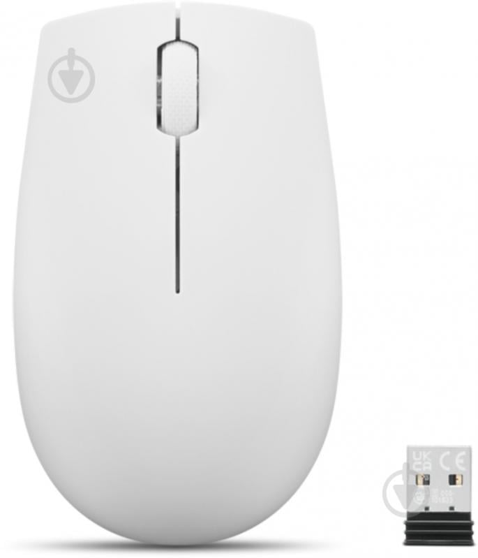 Мышь Lenovo 300 Wireless Compact cloud grey (GY51L15677) - фото 1