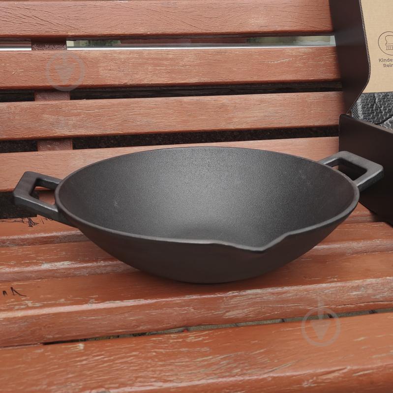 Сковорода-вок Gusskoenig ø350 мм 100 мм 5,3 л чавунний - фото 8 Сковорода-вок Gusskoenig ø350 мм 100 мм 5,3 л чавунний - фото 8