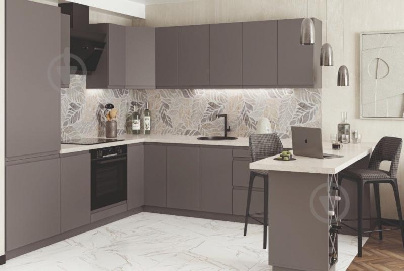 Шкаф Влада (А 40 (320)) белый шелк/пепельный Світ Меблів - фото 3