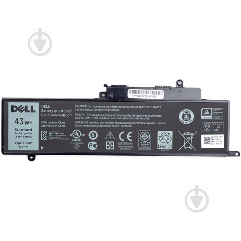 Акумулятор Dell NB440733 11,1 V 43 mAh для Dell Inspiron 11 3000 (GK5KY) (original) - фото 1