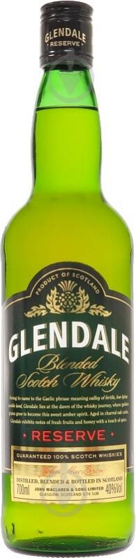 Виски GLENDALE Blended 3YO шотландский купажированный 40% 0,7 л - фото 1