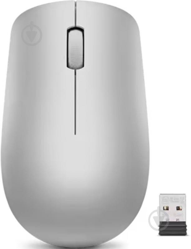 Миша Lenovo 530 Wireless platinum grey (GY50Z18984) - фото 1