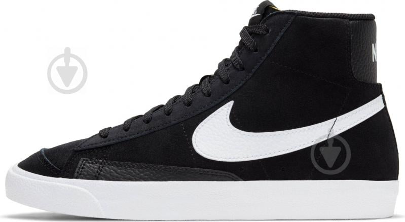 Кроссовки женские демисезонные Nike Blazer Mid '77 DD6613-001 р.37,5 черно-белые - фото 5