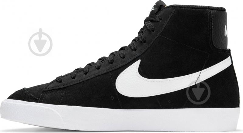 Кроссовки женские демисезонные Nike Blazer Mid '77 DD6613-001 р.37,5 черно-белые - фото 6