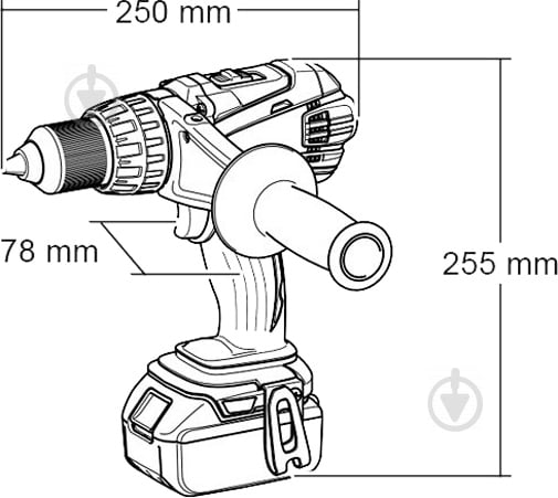 Шуруповерт аккумуляторный Makita BDF454Z - фото 4