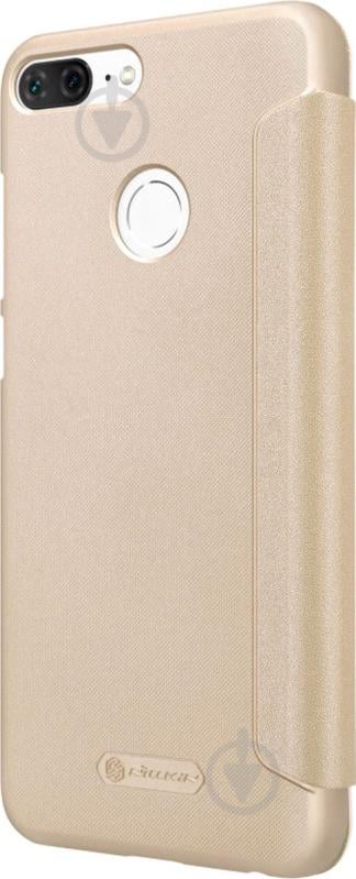 Чехол Nillkin Sparkle gold (393163) Honor 9 Lite Leather - фото 4