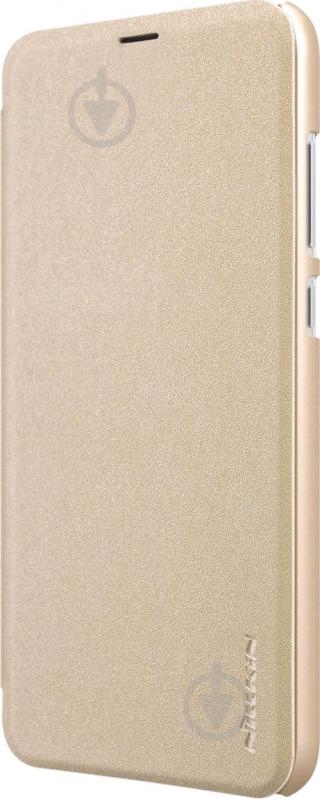 Чехол Nillkin Sparkle gold (393163) Honor 9 Lite Leather - фото 5