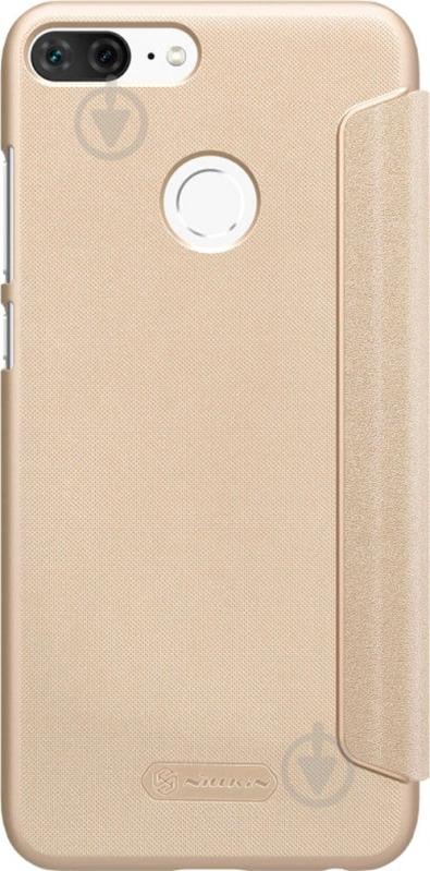 Чехол Nillkin Sparkle gold (393163) Honor 9 Lite Leather - фото 2