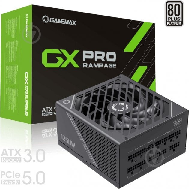 Блок живлення GameMax GX-1250 PRO BK (ATX3.0 PCIe5.0 1250 Вт - фото 10