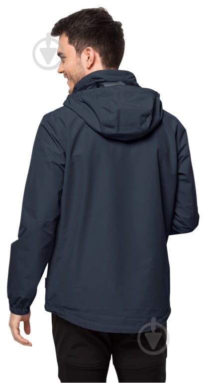 Куртка мужская Jack Wolfskin STORMY POINT 2L JKT M 1111142_1010 р.M синяя - фото 2