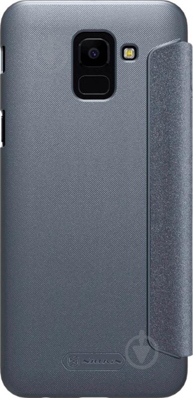 Чехол Nillkin Sparkle black (391384) Samsung A6 Leather - фото 5