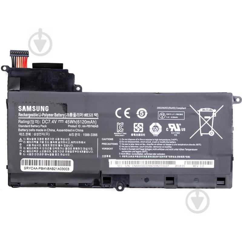 Акумулятор Samsung NB490011 7,4 V 6120 mAh для Samsung NP530U4B Series (AA-PBAN8AB) (original) - фото 1