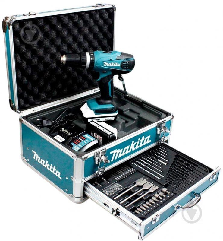 Шуруповерт ударний акумуляторний Makita DF457DWEX3 - фото 1