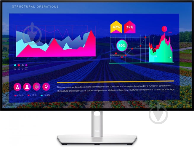 Монитор Dell U2722D 27" (210-AYUK) - фото 1