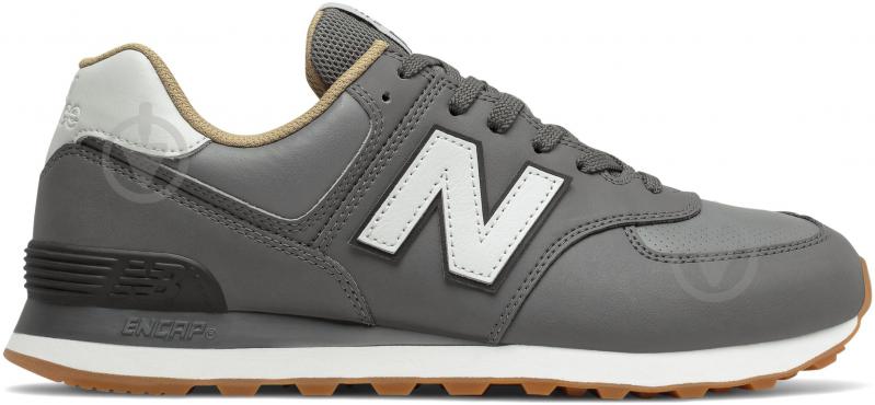 Кросівки чоловічі демісезонні New Balance U574VR2 р.46,5 темно-сірі - фото 1