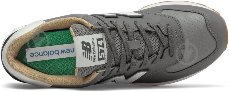 Кроссовки мужские демисезонные New Balance U574VR2 р.46,5 темно-серые - фото 3