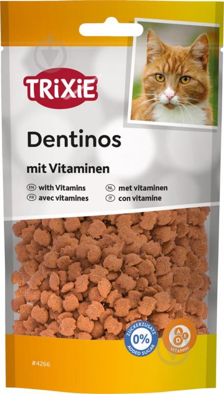 Витамины Trixie для кошек Dentinos 50 г - фото 1