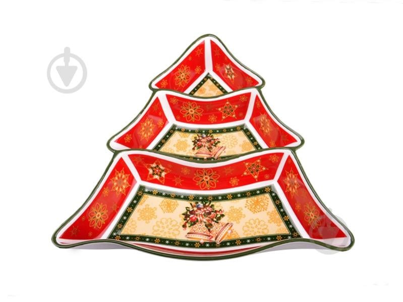 Менажница Lefard Christmas Collection 24х24х5 см 986-003 - фото 1 Менажница Lefard Christmas Collection 24х24х5 см 986-003 - фото 1