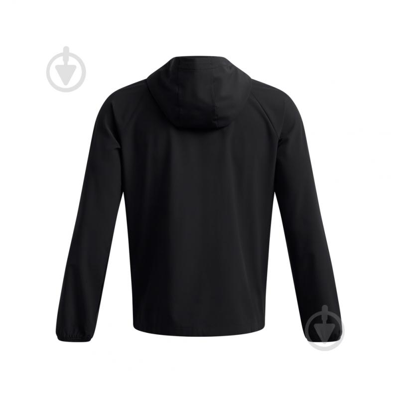 Вітрівка Under Armour Stretch Woven Windbreaker 6003001-001 р.S-M чорний - фото 4