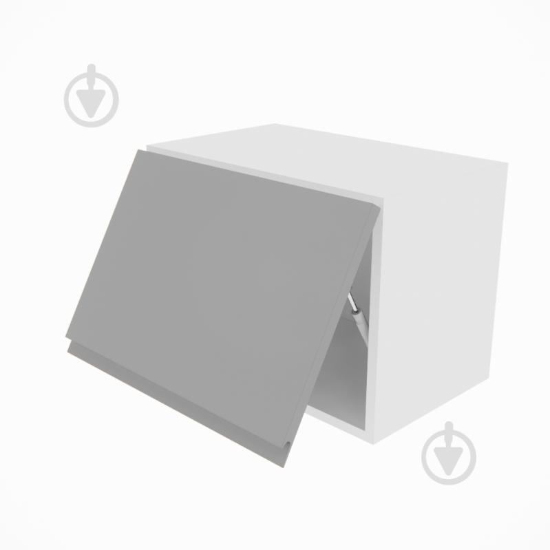 Шкаф Влада (А 50 (320)) серый бархат/белый Світ Меблів - фото 2