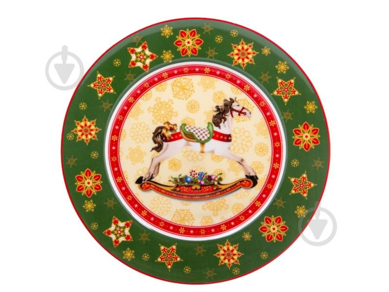 Тарілка обідня Lefard Christmas Collection 21 см 986-141 - фото 1 Тарілка обідня Lefard Christmas Collection 21 см 986-141 - фото 1