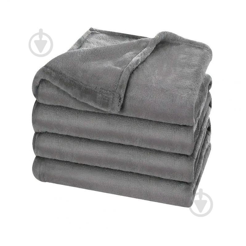 Плед флисовый Fancy 130x180 см серый Soft Me - фото 4 Плед флисовый Fancy 130x180 см серый Soft Me - фото 4