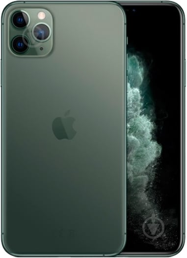Смартфон Apple iPhone 11 Pro Max 256GB midnight green (MWHM2FSA) - фото 3