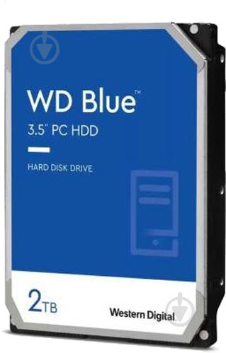 Жесткий диск Western Digital 2 ТБ 3,5" SATA III (WD20EZBX) - фото 1