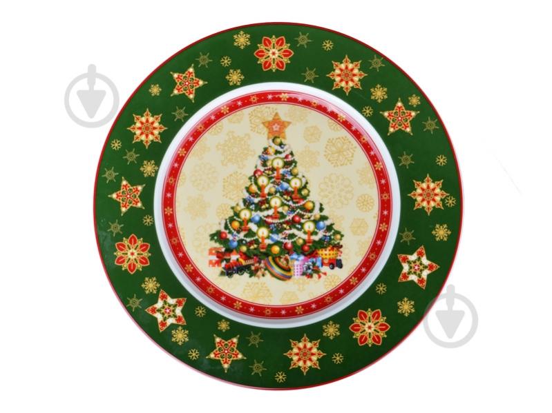 Тарелка обеденная Lefard Christmas Collection 21 см 986-062 - фото 1 Тарелка обеденная Lefard Christmas Collection 21 см 986-062 - фото 1