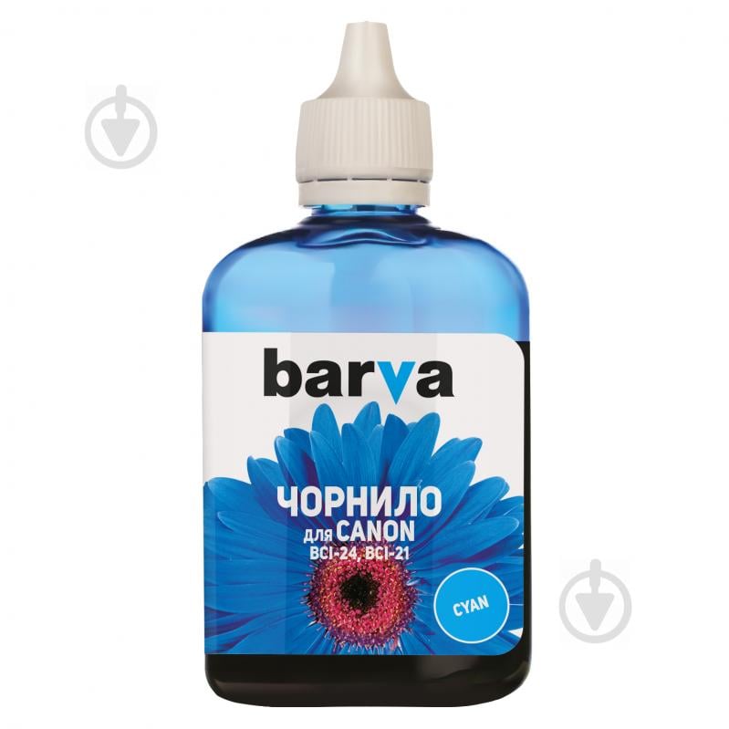 Чернила Barva Canon BCI-24 90 г (C24-282) cyan - фото 2