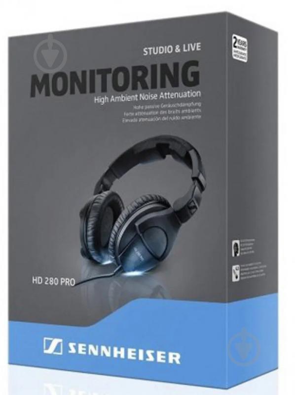 Навушники Sennheiser HD 280 PRO Over-Ear black (506845) - фото 8