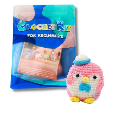 Набор для творчества Розовый пингвин Brushme - фото 1 Набор для творчества Розовый пингвин Brushme - фото 1