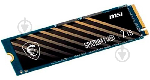 SSD-накопитель MSI Spatium M450 2000GB M.2 PCI Express 4.0 x4 3D TLC NAND (S78-440Q510-P83) - фото 3