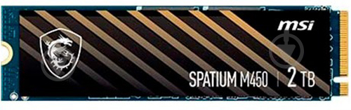 SSD-накопитель MSI Spatium M450 2000GB M.2 PCI Express 4.0 x4 3D TLC NAND (S78-440Q510-P83) - фото 1