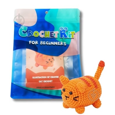 Набор для творчества Оранжевый полосатый кот Brushme - фото 1 Набор для творчества Оранжевый полосатый кот Brushme - фото 1