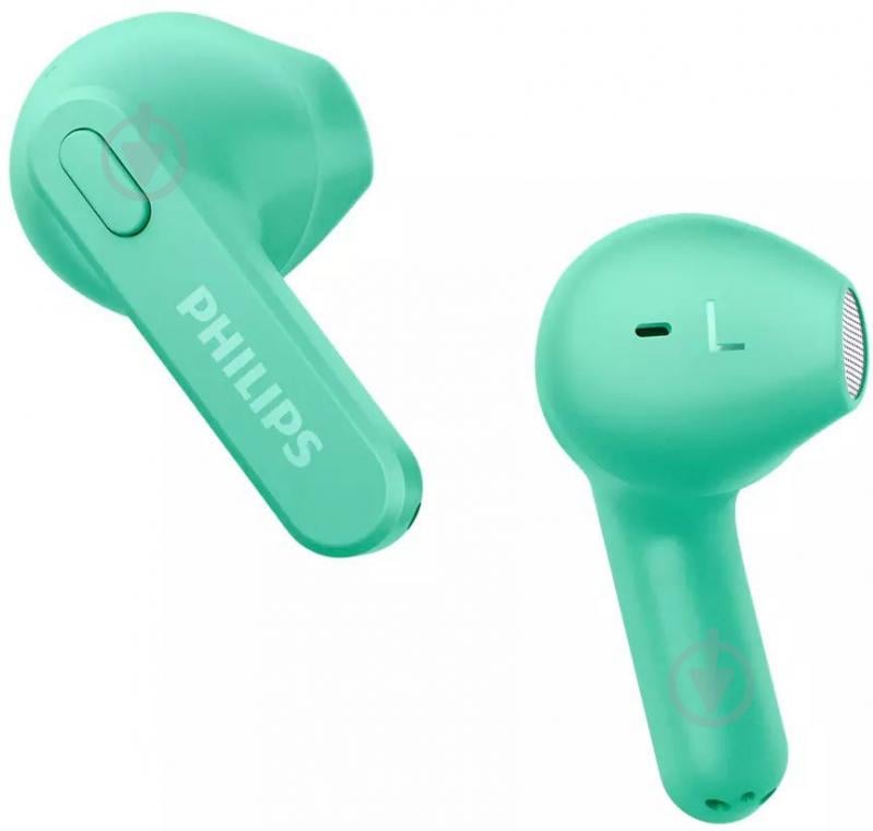 Наушники Philips True Wireless IPX4 green (TAT2236GR/00) - фото 5