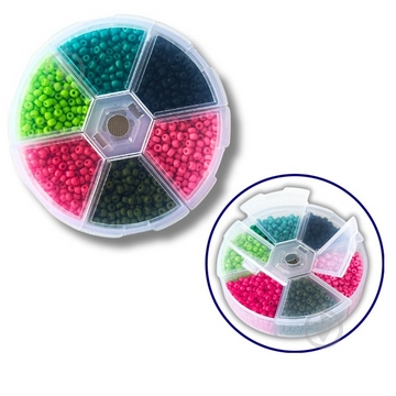 Набор бисера Brushme 3 мм №13 (NB3M13) - фото 1 Набор бисера Brushme 3 мм №13 (NB3M13) - фото 1