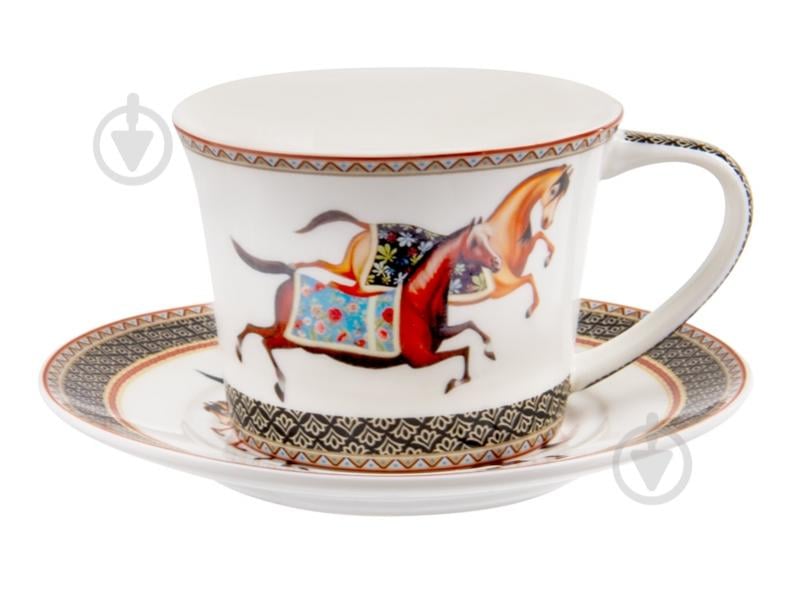 Чашка з блюдцем Lefard Equides 220 мл 2 пр. 924-875 - фото 1 Чашка з блюдцем Lefard Equides 220 мл 2 пр. 924-875 - фото 1