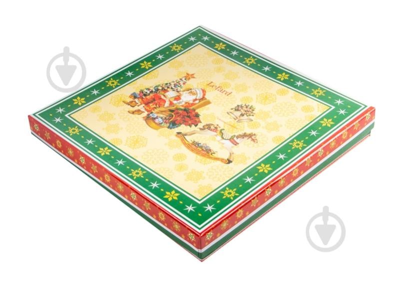 Тарелка обеденная Lefard Christmas Collection Red 21 см 986-135 - фото 2