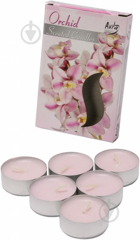 Набір свічок ароматичних Bispol Орхідея - фото 2 Набір свічок ароматичних Bispol Орхідея - фото 2