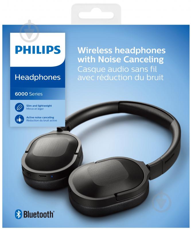 Наушники Philips TAH6506 ANC Wireless black (TAH6506BK/00) - фото 10