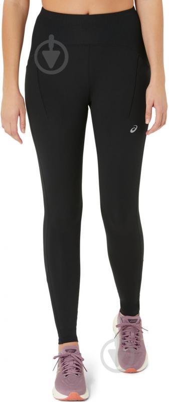 Тайтсы Asics ROAD WINTER HIGH WAIST TIGHT 2012D070-001 р.XS черный - фото 1