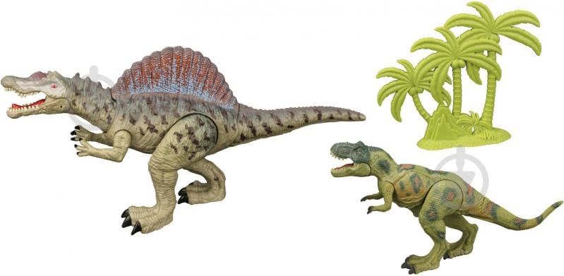 Игровой набор ZHONGJIE Спинозавр и Тиранозавр Q9899-F40 B - фото 1 Игровой набор ZHONGJIE Спинозавр и Тиранозавр Q9899-F40 B - фото 1