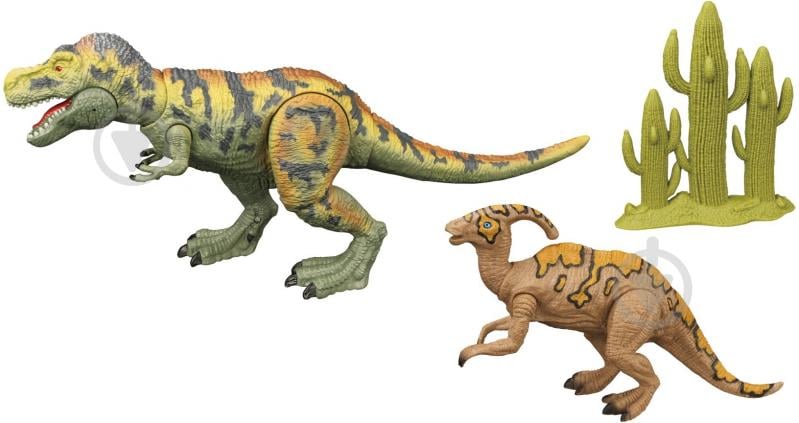 Игровой набор ZHONGJIE Тиранозавр и Паразауролоф Q9899-F41 A - фото 1 Игровой набор ZHONGJIE Тиранозавр и Паразауролоф Q9899-F41 A - фото 1