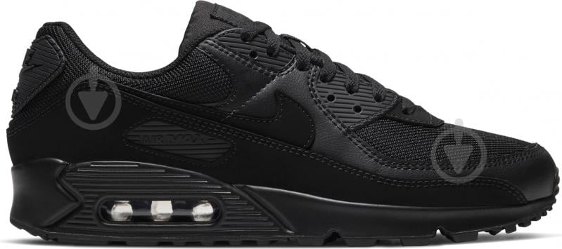 Кросівки чоловічі демісезонні Nike AIR MAX 90 CN8490-003 р.46 чорні - фото 3