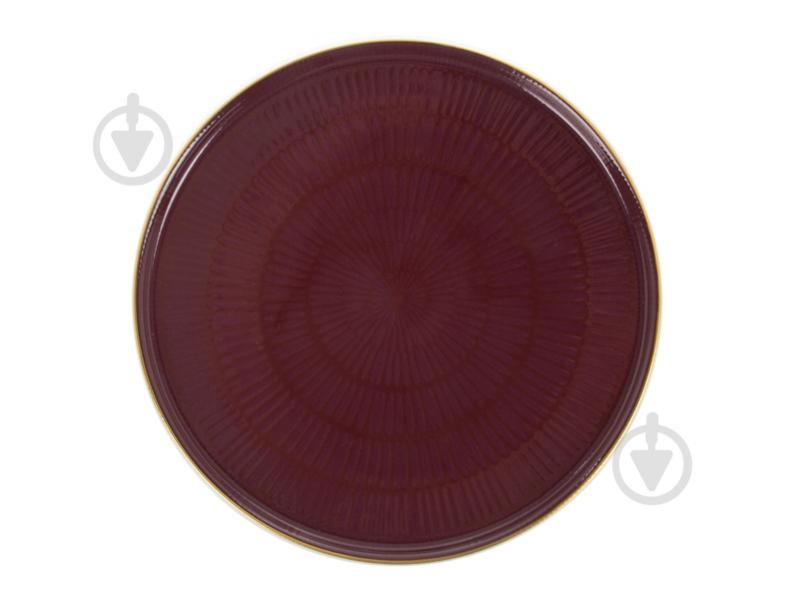 Тарілка підставна Alba ceramics Bordeaux 26 см 769-053 - фото 1 Тарілка підставна Alba ceramics Bordeaux 26 см 769-053 - фото 1