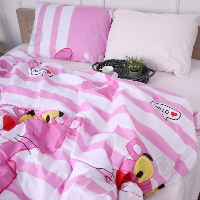 Наволочка бязь 17-0110 Pink Pantere 50x70 см мульти MirSon - фото 3 Наволочка бязь 17-0110 Pink Pantere 50x70 см мульти MirSon - фото 3