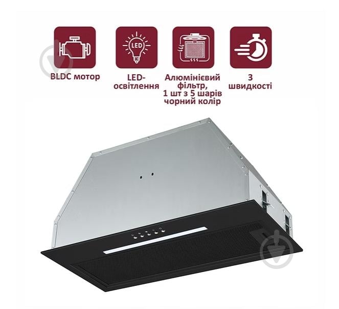 Вытяжка PRIME Technics PVBI 10061 B - фото 2