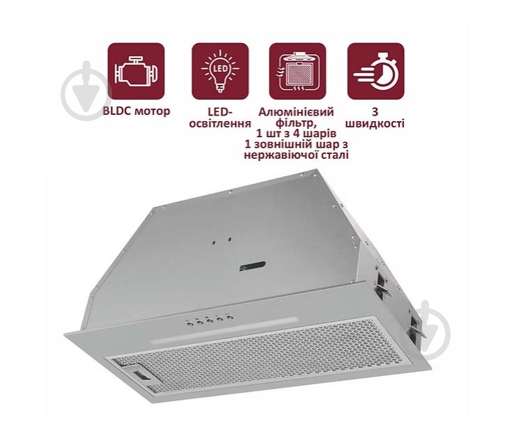 Вытяжка PRIME Technics PVBI 10065 SS - фото 2